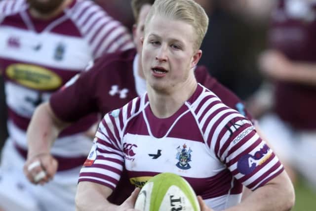 14/01/17. Watsonians' Reiss Cullen scored two tries in the final. Picture Ian Rutherford