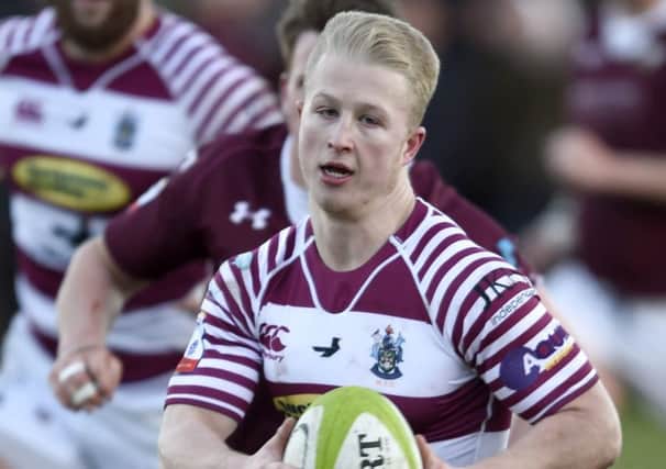 14/01/17.  Watsonians' Reiss Cullen scored two tries in the final. Picture Ian Rutherford