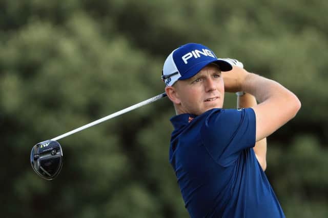 Matt Wallace of England leads the Open de Portugal. Picture: Andrew Redington/Getty Images