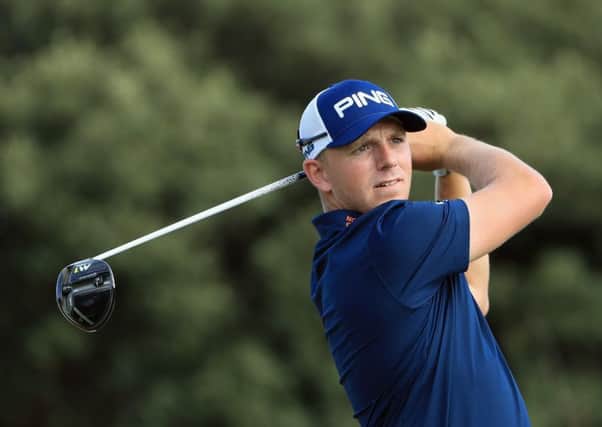 Matt Wallace of England leads the Open de Portugal. Picture: Andrew Redington/Getty Images