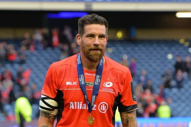Jim Hamilton is bowing out as a European Cup winner with Saracens. Picture: Mark Runnacles/Getty Images