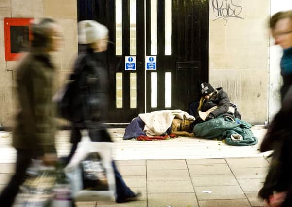 According to figures, four homeless people die each month in Glasgow. Picture; Ian Georgeson