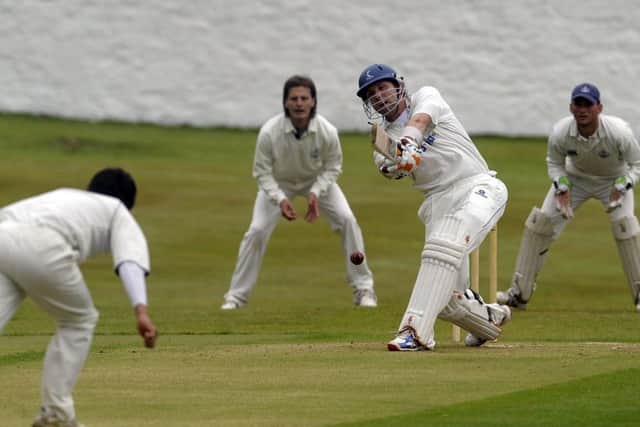 Former Scotland batsman Fraser Watts was in fine form. Picture: Jayne Wright.