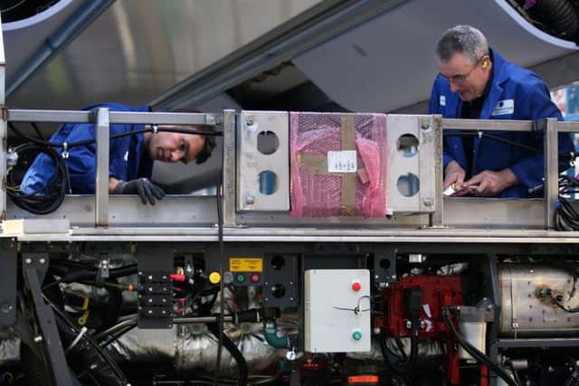 The Bank of Scotland report revealed that growth was being driven by Scotland's manufacturing sector. Picture: Andrew Milligan/PA Wire