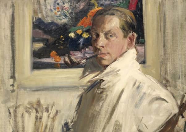 F C B Cadell (1883-1937)
Self-portrait, c.1914
Oil on canvas, 113.10 x 86.80 cm
Scottish National Portrait Gallery
Purchased in 2015 with the assistance of the Art Fund
and the Patrons of the National Galleries of Scotland