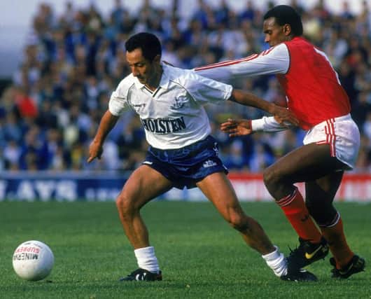 Ossie Ardiles in action for Tottenham Hotspur. Pic: by Simon Bruty/Getty Images