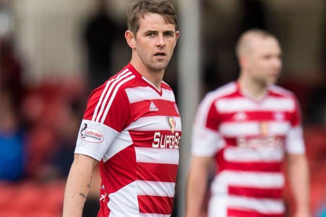 Hamilton's David Templeton back in action in the top-flight. Pic: SNS/Ross Parker