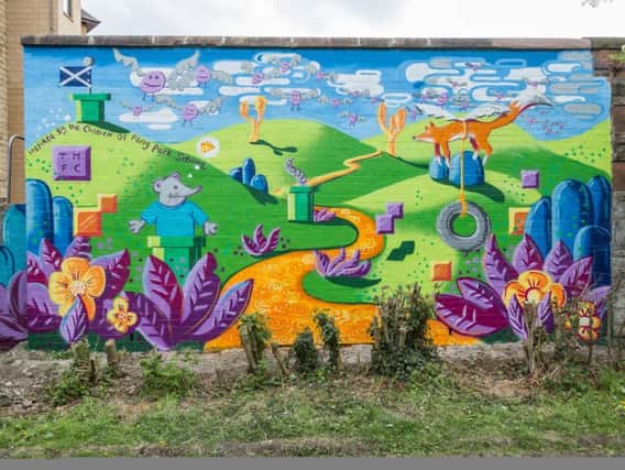The latest in a series of LeithLate murals was unveiled in Pilrig Park to coincide with the programme announcement.