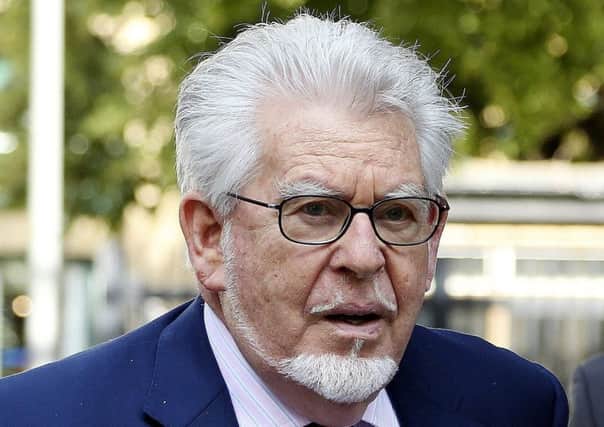 Rolf Harris who is standing trial at Southwark Crown Court in London. Picture: PA