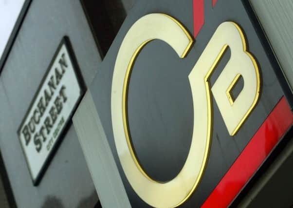 Clydesdale owner CYBG recently announced plans to axe 40 branches across Scotland. Picture: Maurice McDonald/PA