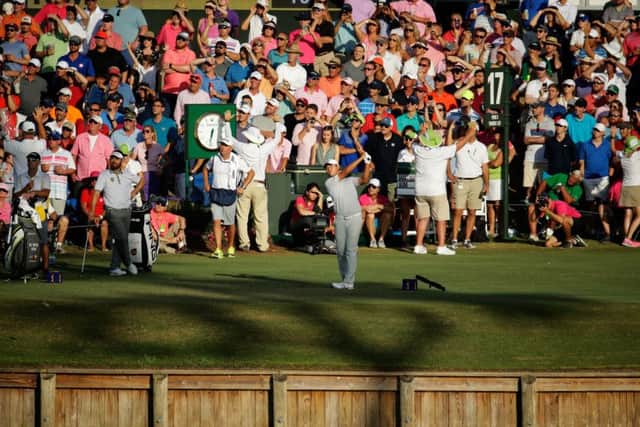 Si Woo Kim of South Korea was victorious at The Players Championship, a tournament which saw football colours on show.  Pic: Andy Lyons/Getty Images