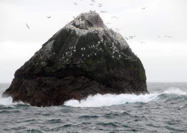 The tiny outpost of Rockall. Picture: PA