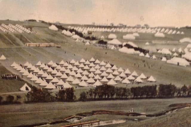 First a military training camp, Stobs Camp became home to 4,500 German soldiers following the outbreak of WWI. PIC: Contributed.