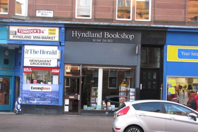Hyndland Books. Picture: submitted