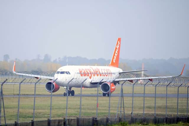 EasyJet said the timing of the Easter holidays had dented its finances. Picture: Michael Gillen