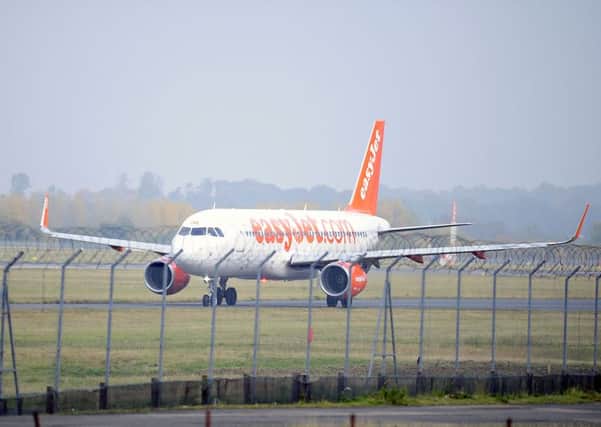 EasyJet said the timing of the Easter holidays had dented its finances. Picture: Michael Gillen