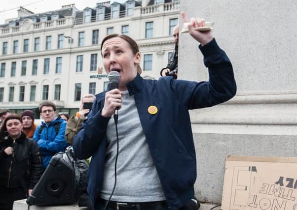 Mhairi Black, SNP candidate for Paisley and Renfrewshire South, has urged younger voters to register before next week's deadline. Picture: John Devlin/TSPL