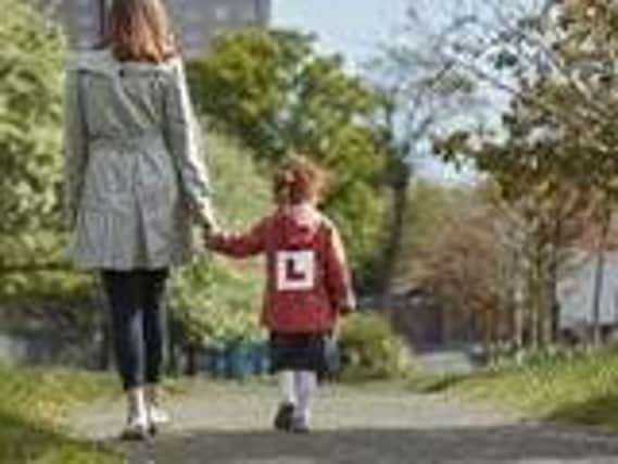 The launch of Walk Day Wednesday coincides with Walk to School Week. Picture: Scottish Government