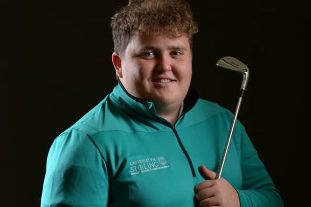 Stirling University golfer Chris Maclean.