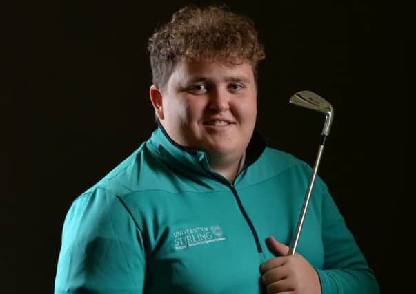 Stirling University golfer Chris Maclean.