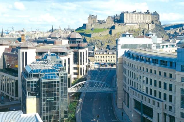 Edinburgh's financial district. Picture: TSPL