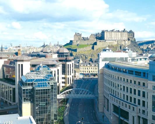 Edinburgh's financial district. Picture: TSPL