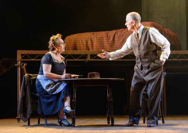 Irene MacDougall and Billy Mack in Dundee Reps production of Death of a Salesman. Picture: Jane Hobson