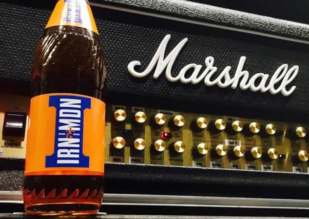 Irn-Bru and Iron Maiden exchanged online banter ahead of the band's Scottish shows. Picture: Contributed.