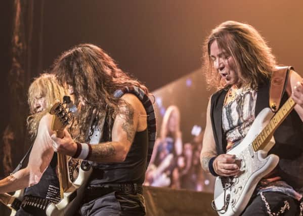 Iron Maiden performing at Glasgow's SSE Hydro as part of The Book of Souls World Tour - PIC: Calum Buchan Photography