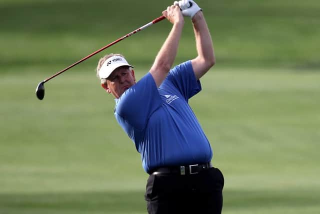 Colin Montgomerie returns to action this week following an ankle injury. Picture: Ross Kinnaird/Getty Images