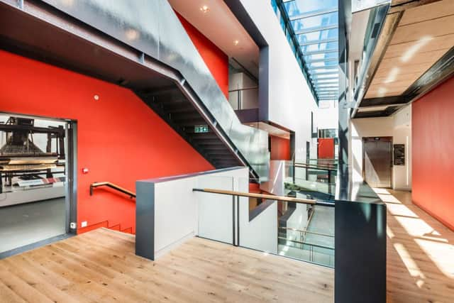 Inside the Â£12.4 million expansion of Dunfermlines historic  library. Picture: Chris Humphreys Photography