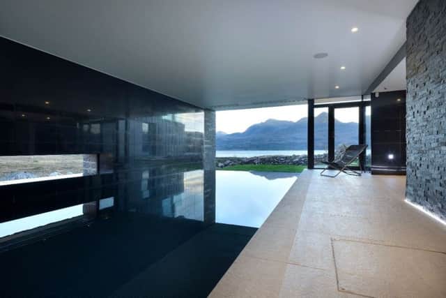 The infinity pool with its views over Loch Torridon. Picture: Contributed
