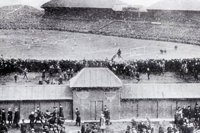 Scotland v England at Hampden, April 1908. Picture: Contributed