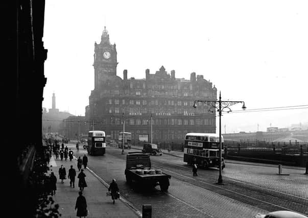 The North British Hotel (now the Balmoral Hotel) pictured in 1955. Picture: TSPL