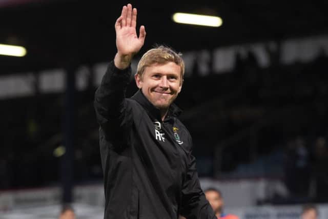 Inverness manager Richie Foran celebrates at full-time. Picture: Alan Harvey/SNS