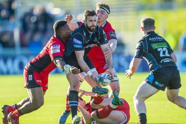 Glasgow Warriors take on Edinburgh in the Pro12. Picture: Bill Murray/SNS