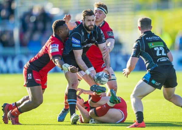 Glasgow Warriors take on Edinburgh in the Pro12. Picture: Bill Murray/SNS