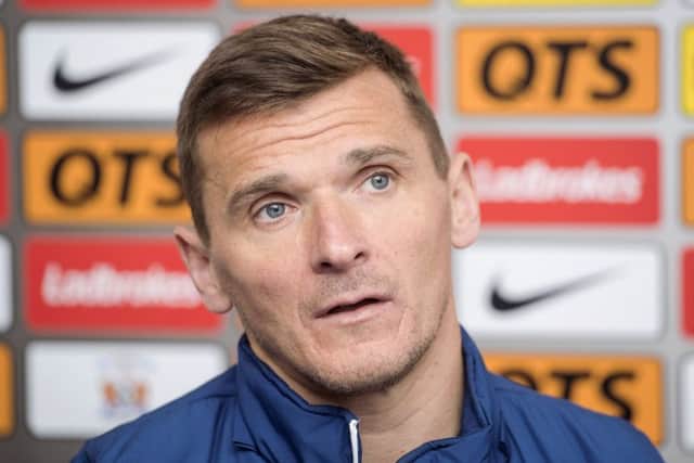 Interim Kilmarnock manager Lee McCulloch still waiting tfor the phone to ring. Pic: SNS/Ross MacDonald