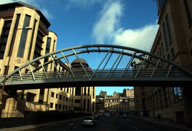 Edinburgh's financial district. Picture: Ian Rutherford