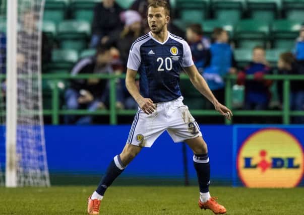 Jordan Rhodes in action for Scotland. Pic: SNS/Alan Harvey