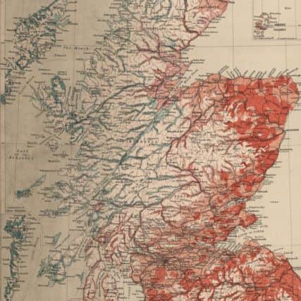 The map, from Bartholomew's 1895 Survey Atlas. PIC: National Library of Scotland.