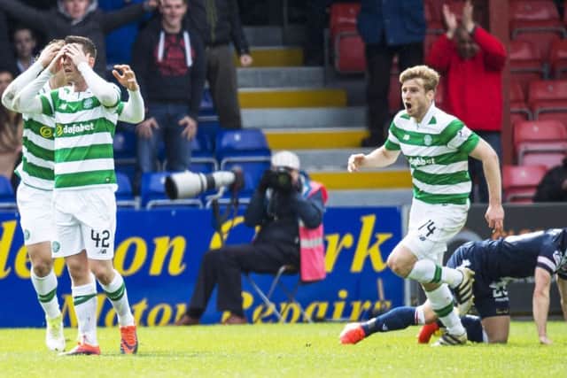 Ross County's Alex Schalk was given a two-match ban for his dive to win a penalty against Celtic. Pic: SNS/Rob Casey