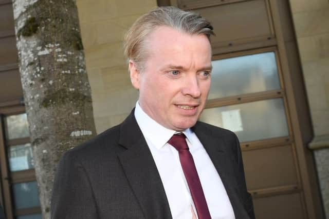 Former Rangers owner Craig Whyte leaves the High Court in Glasgow. Picture: SNS Group