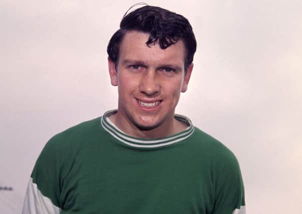 Hibs legend Eric Stevenson, who has died at the age of 74