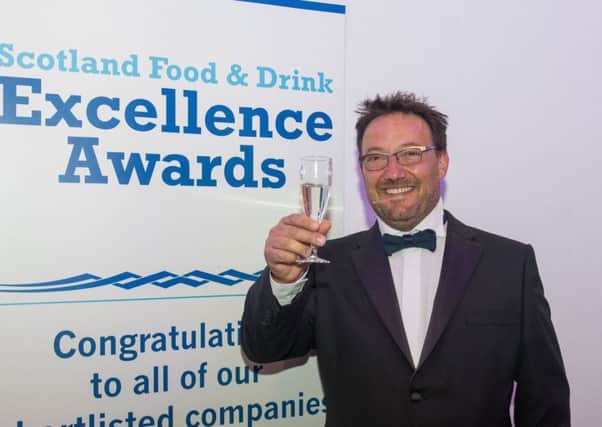 Fred Birkmiller of L'escargot Restaurants at the Scotland Food & Drink Excellence Awards 2017. Picture: Ian Georgeson