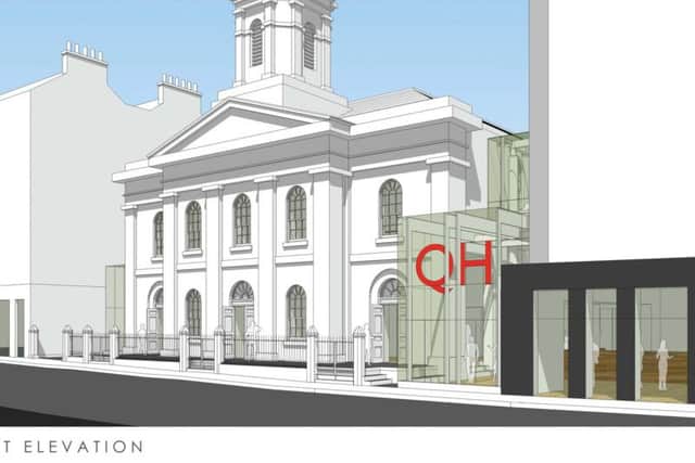 A new cafe-bar and box office will be created at the Queen's Hall under a new vision for the historic venue.