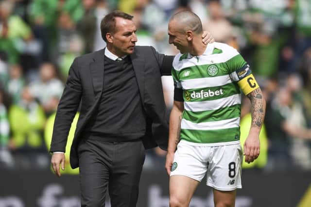 Brendan Rodgers and Scott Brown have been recognised by Ladbrokes. Pic: SNS/Craig Williamson