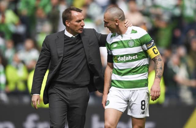 Brendan Rodgers and Scott Brown have been recognised by Ladbrokes. Pic: SNS/Craig Williamson