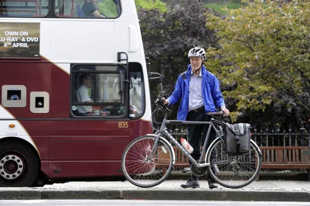 Ian Maxwell is campaigning for a two-way cycle path alond Princes Street. Picture: submitted