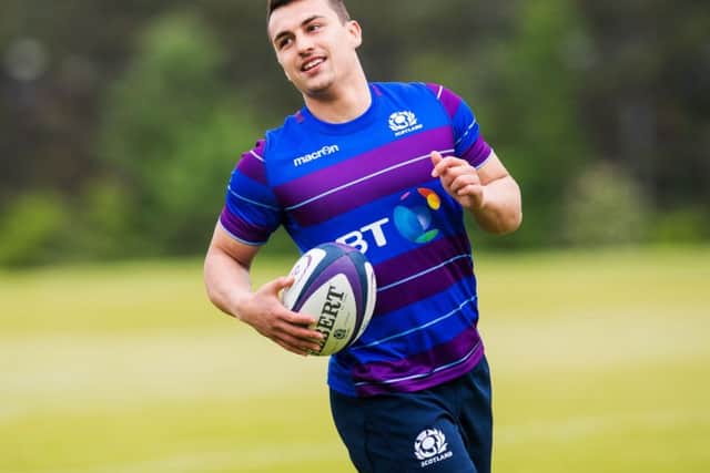 Quick to grab his chance: Damien Hoyland has proved he can take any opportunity that comes his way, and now he wants to take a big step on the road to becoming a Scotland regular. Photograph: Ross Parker/SNS